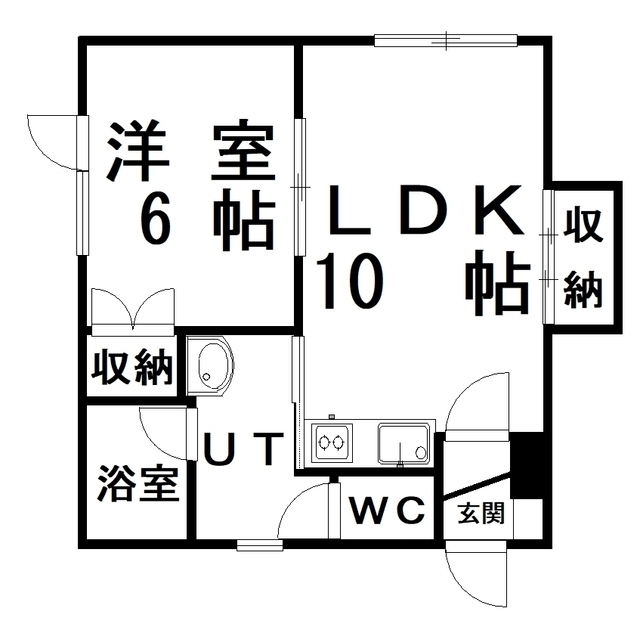 マーザァハイツの間取り