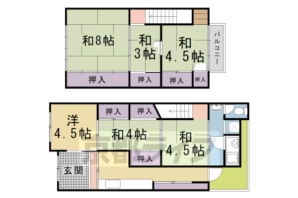 京都市上京区若宮横町のその他の間取り