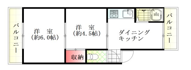 【新栄ハイムの間取り】