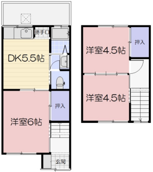 岡山県岡山市南区芳泉４（一戸建）の賃貸物件の間取り