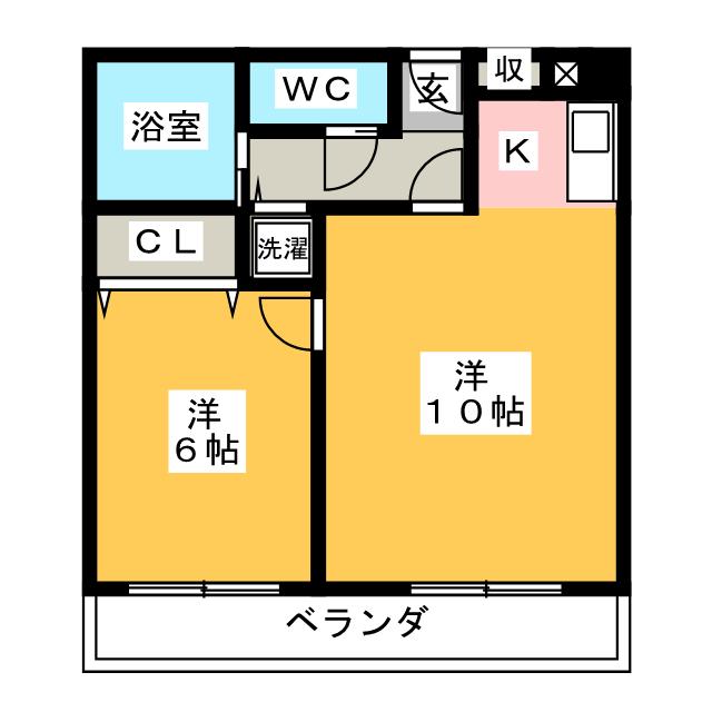 池下５１０ビルの間取り