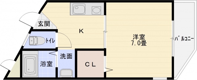 コンフィメゾン柏原の間取り