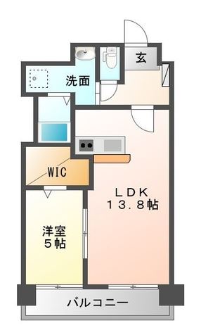 仙台市太白区郡山のマンションの間取り