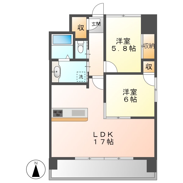 フォレスト.Nの間取り