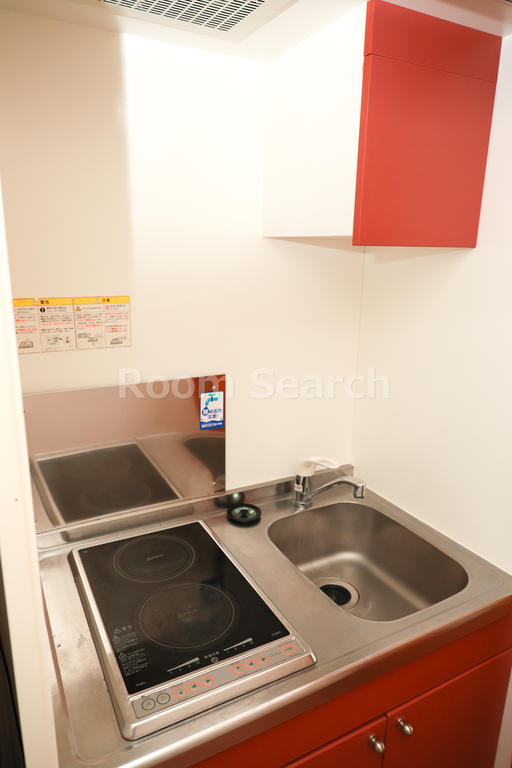 キッチン　2口コンロ、キッチン収納