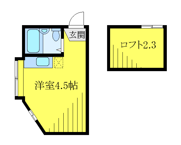 東京都北区上十条２（アパート）の賃貸物件の間取り