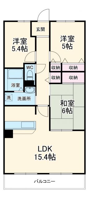 ステップイン旭の間取り