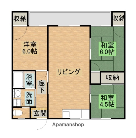 第３コーポ川越_間取り_0