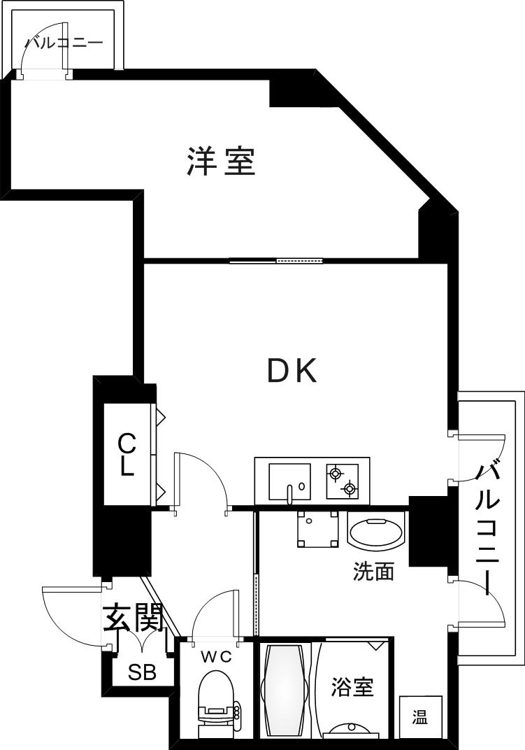 サンビルダープラス磯上ベースの間取り