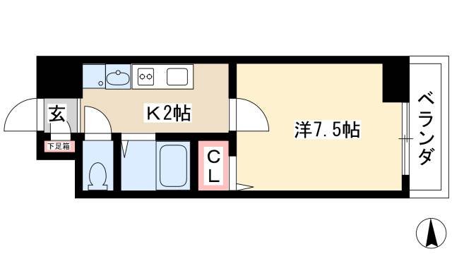 セントラルハイツ明野の間取り