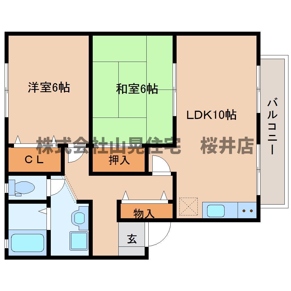 アネシスD棟の間取り