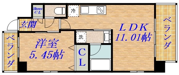 プレジオ城東中央の間取り