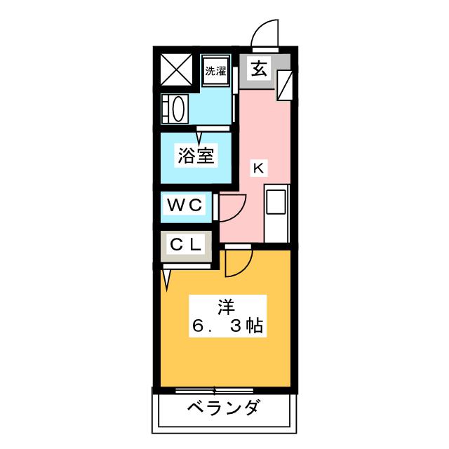 スカイパレス山之手の間取り