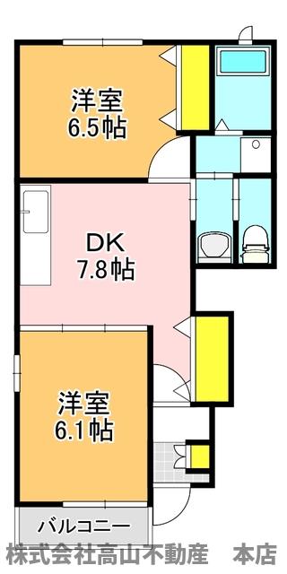 グレイスフル21の間取り