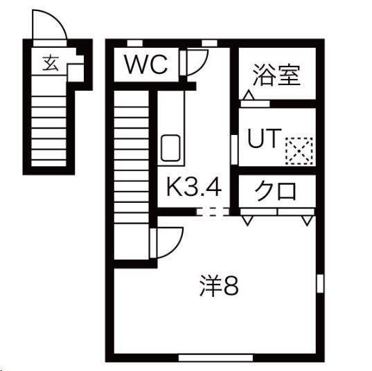 サンブライト上野町の間取り