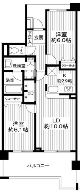 レクセルプラザひばりが丘の間取り