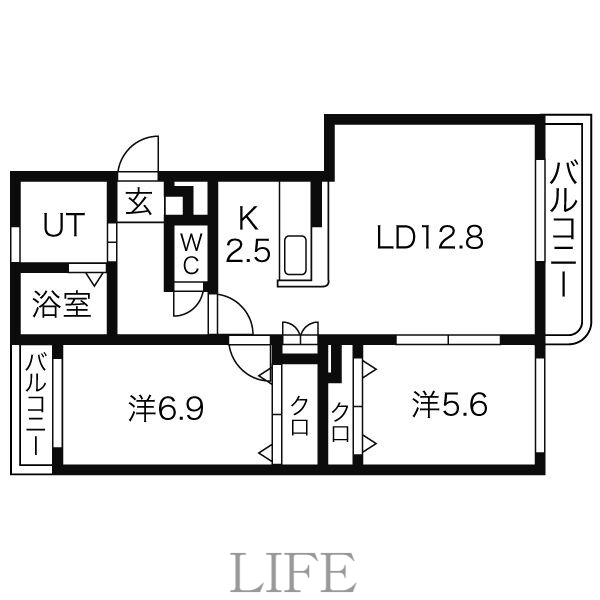 エムズBの間取り