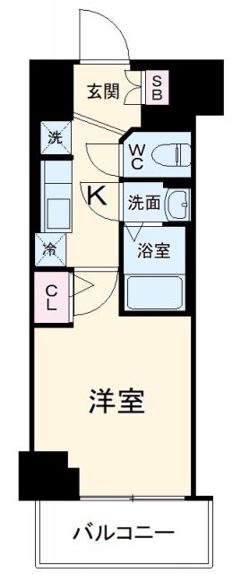 ラフィスタ横浜蒔田IIの間取り