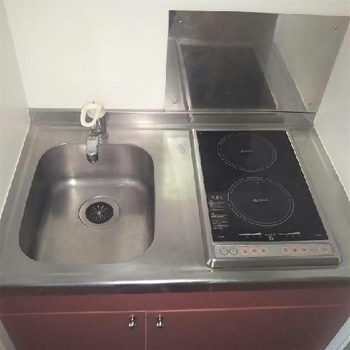 キッチン　2口電気コンロ