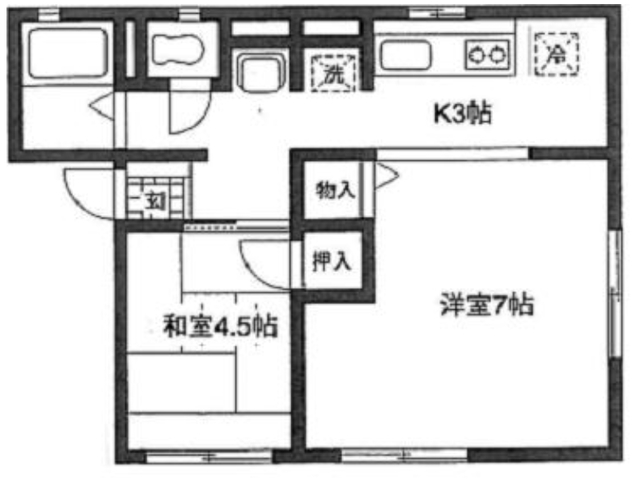 シティ東一番館の間取り