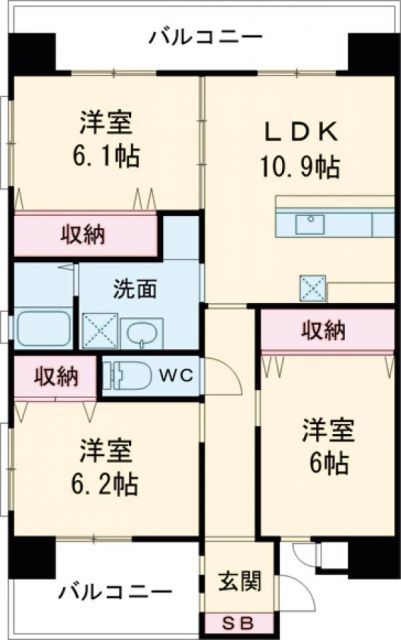 ＴＩ－ＤＡの間取り