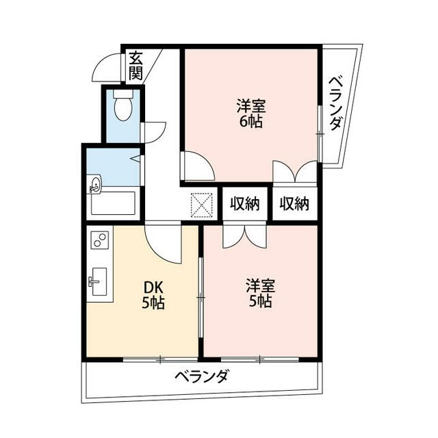 藤沢市片瀬のマンションの間取り