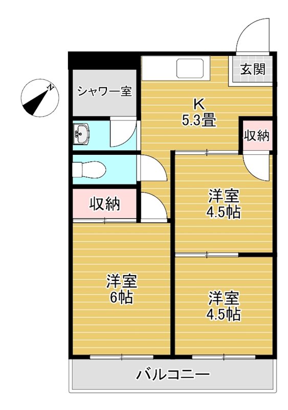 末広ビルの間取り