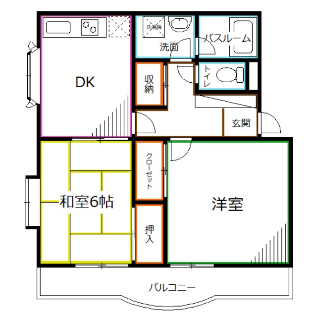 サンライズ国立(住友林業)の間取り