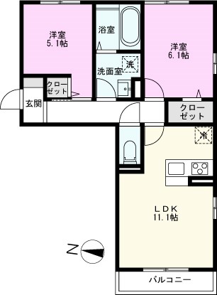 【ロイヤルパレスIII番館の間取り】