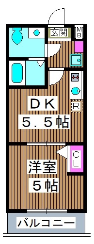 ベルシード板橋蓮根アンベリールの間取り