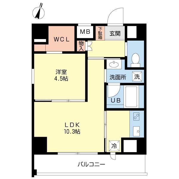 【江東区大島のマンションの間取り】