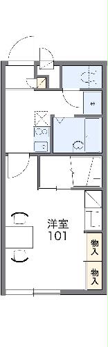 レオパレス弥生の間取り