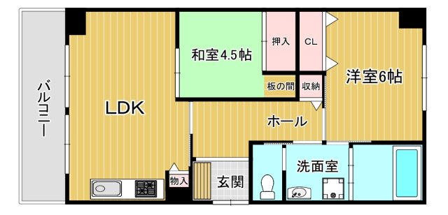 アルバ谷上の間取り