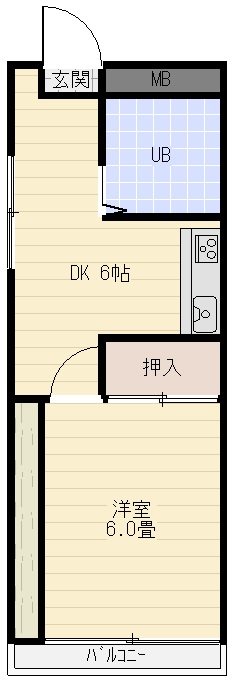 ヴィラ鳥山の間取り