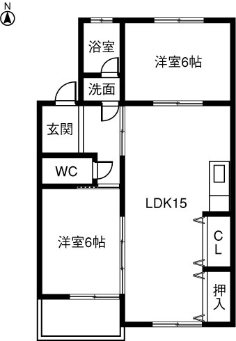 メゾン野村の間取り