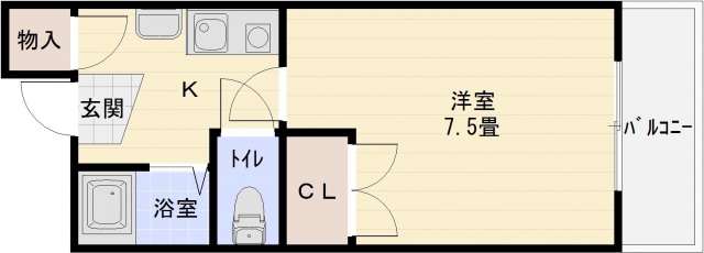 ハイツプレザントの間取り