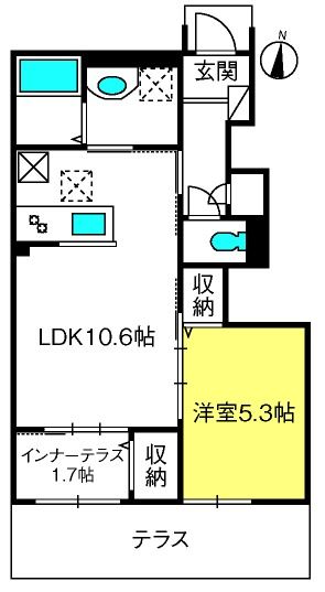 ウエストリーフIIの間取り