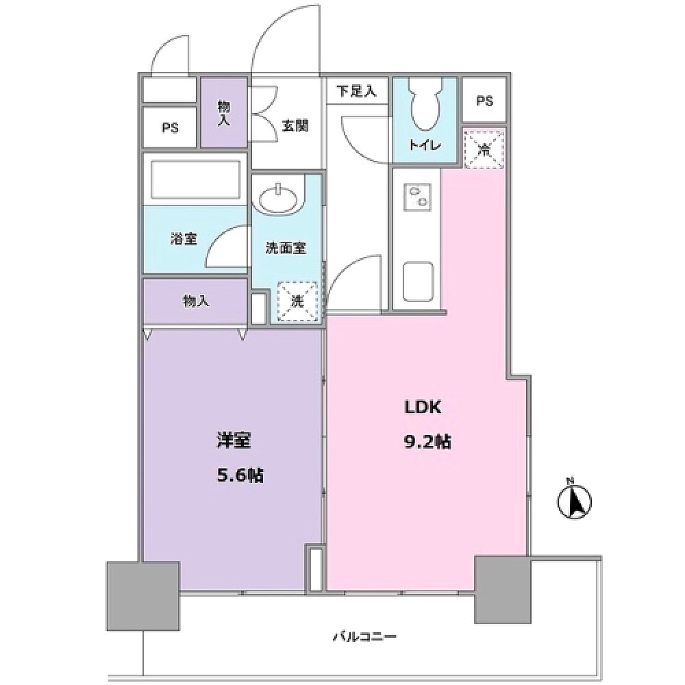 ルモン代官山の間取り