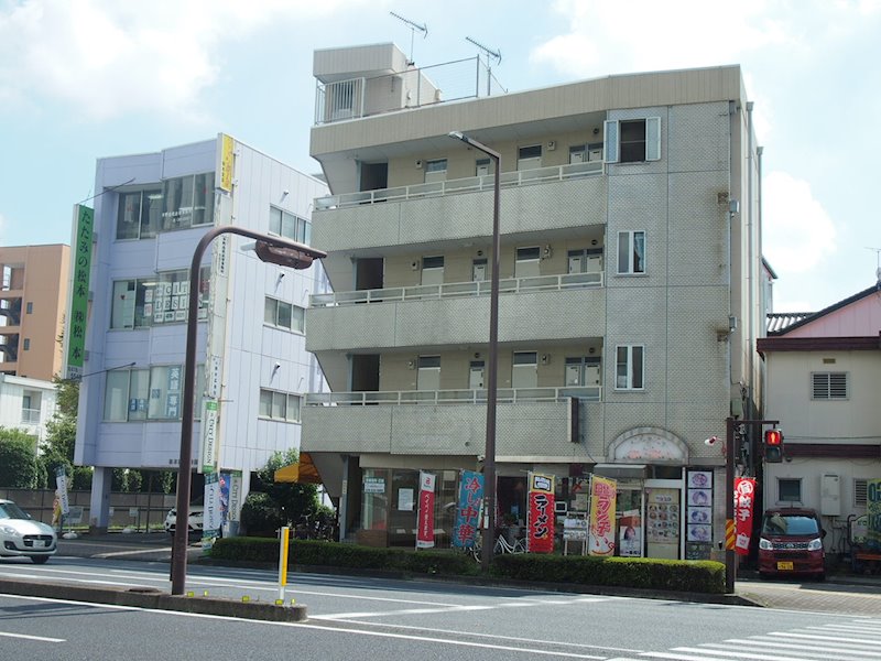 宇都宮市材木町のマンションの建物外観