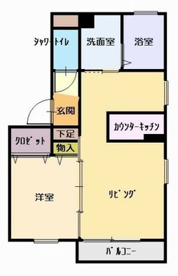 【シャルム渚の間取り】