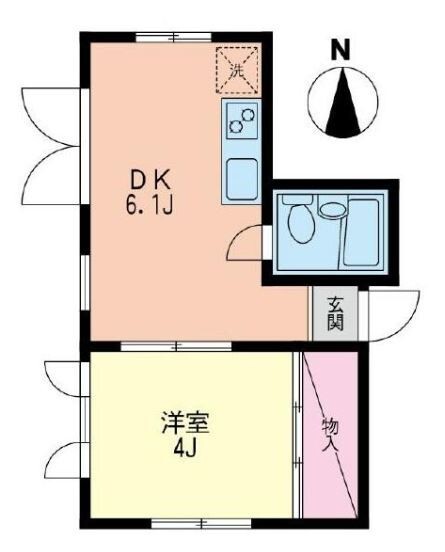 エポック元町汐汲坂の間取り