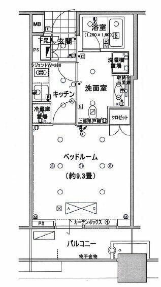 ステーションガーデンタワーの間取り