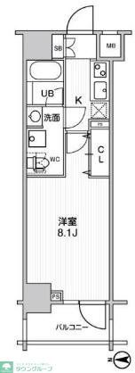 ステージグランデ錦糸町IIの間取り