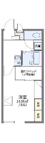 レオパレスナインティーンの間取り