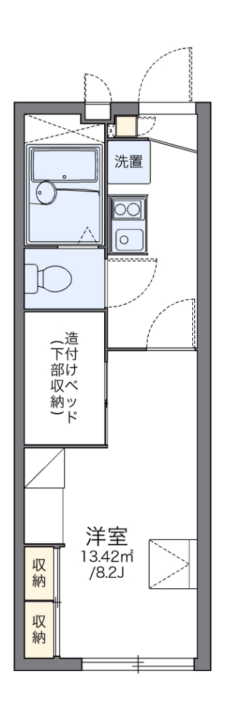 レオパレスサウスヒルズＭ＆Ｍの間取り