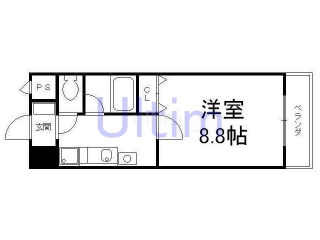 ザブセナ稲荷新道の間取り