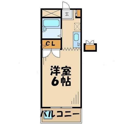 八王子市越野のマンションの間取り