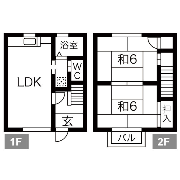 サンヴィレッジ堂子IIの間取り