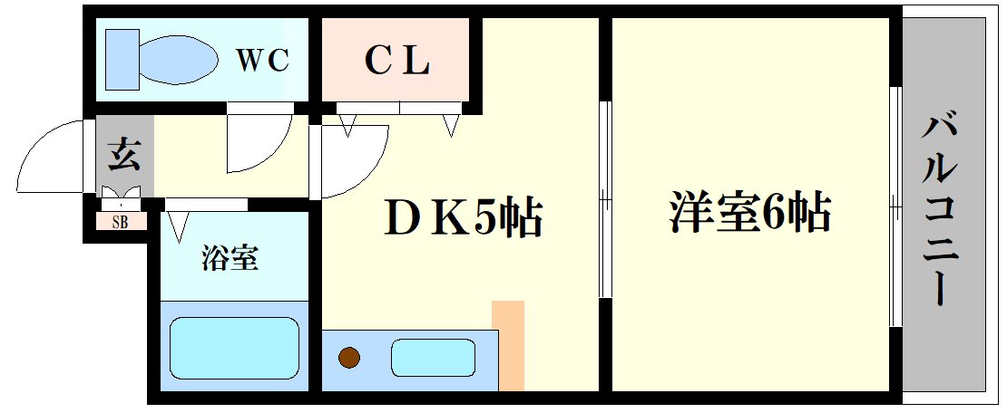 Y`s朝潮橋駅前の間取り