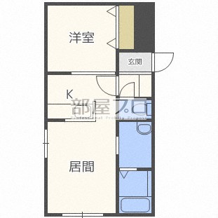 札幌市南区澄川五条のマンションの間取り